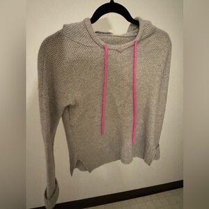 Autumn Cashmere Soft Gray Knit Sweater